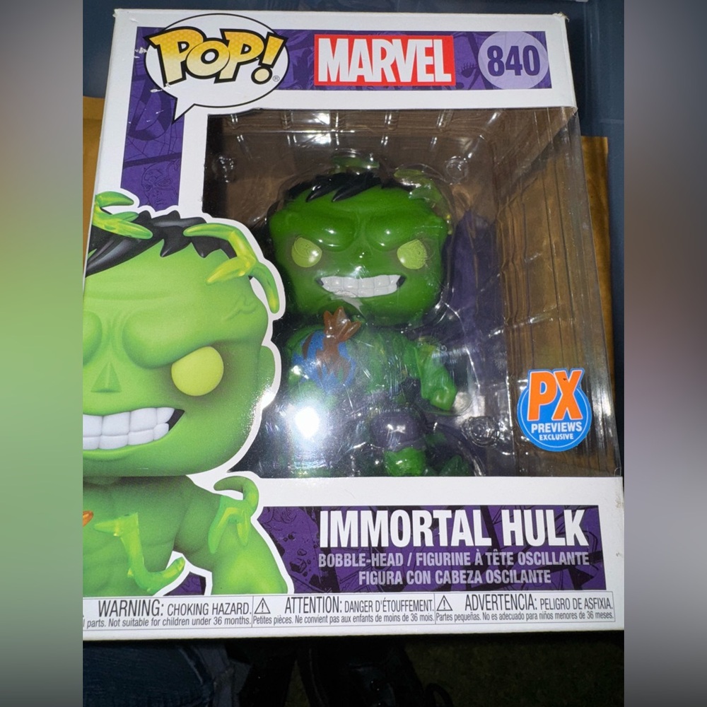 Funko Immortal Hulk Pop Figure - Green and Purple